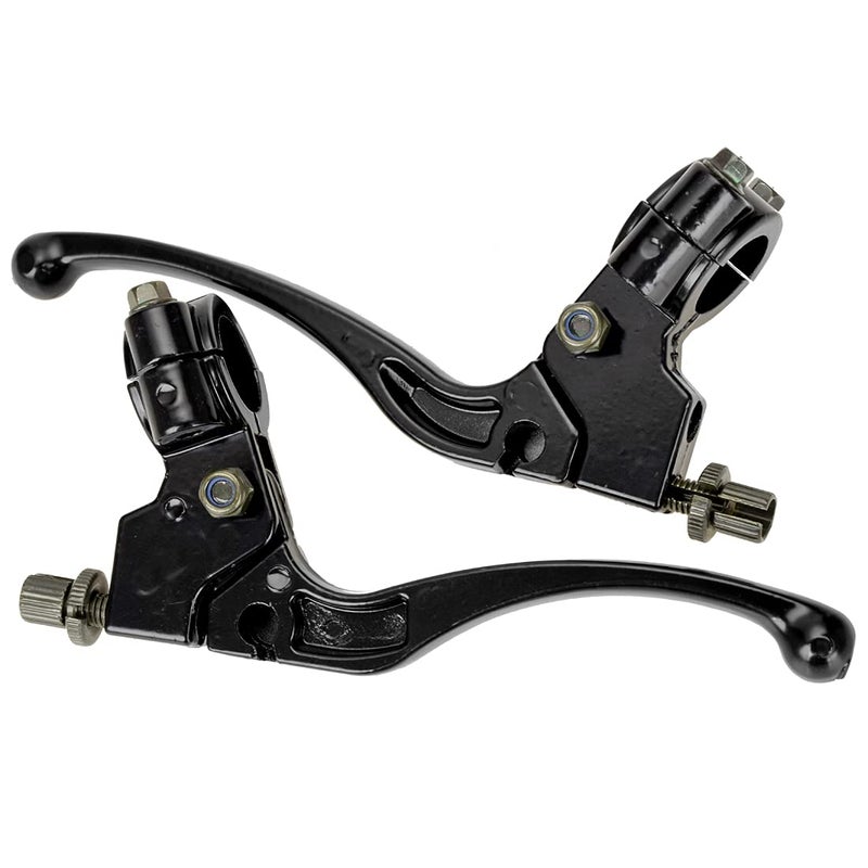 FVRITO 7/8"" 22mm Universal Clutch Brake Handle Levers Perch for CRF50 CRF70 CRF80 CRF100 CRF150 XR50 XR80 XR100 ATC 200m Pit Dirt Bike Motor Motocross Motorcycle Baja Mini Bike MB200 Left and Right - Image 3
